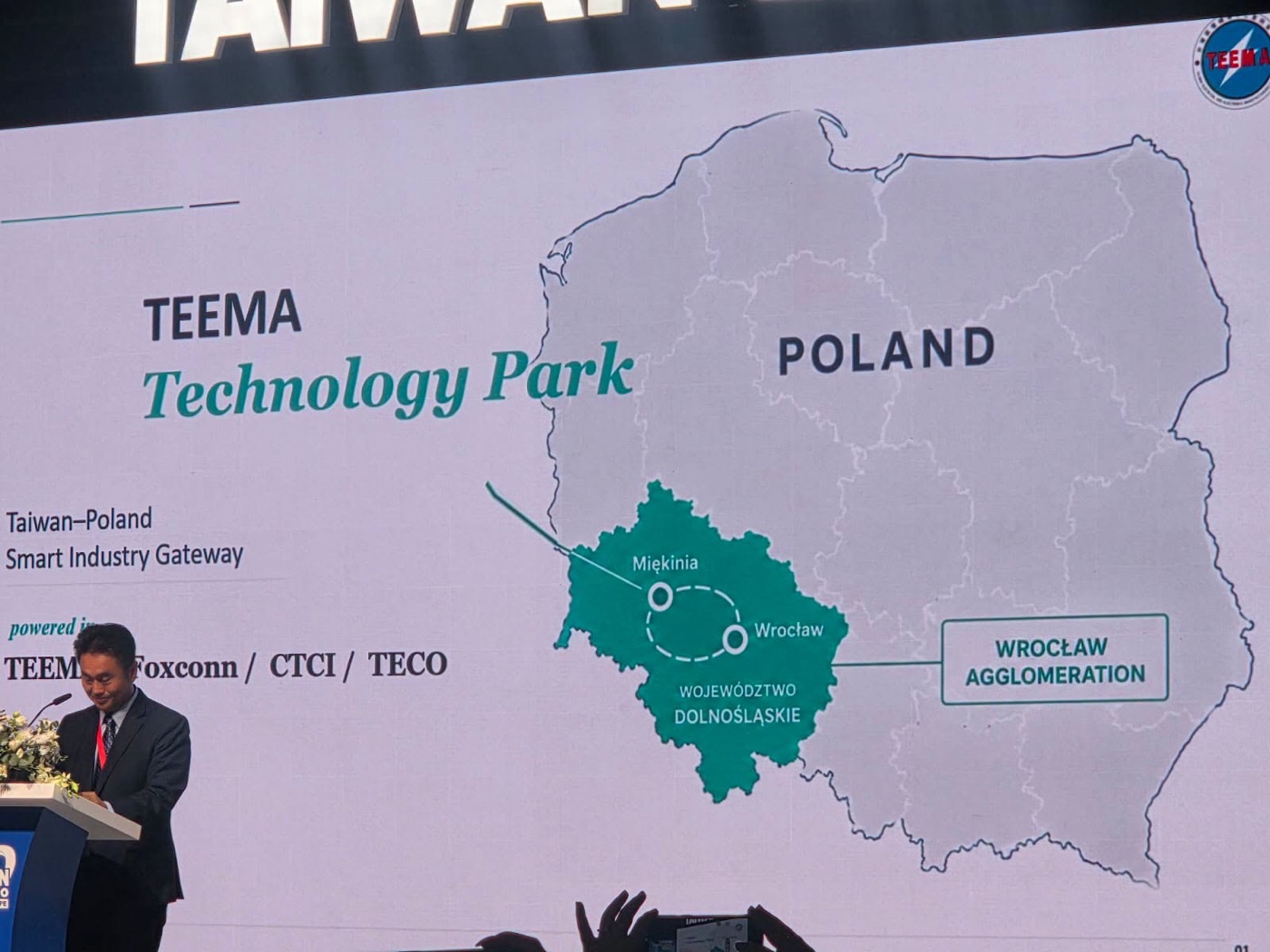 Prezentacja TEEMA Technology Park na mapie Polski